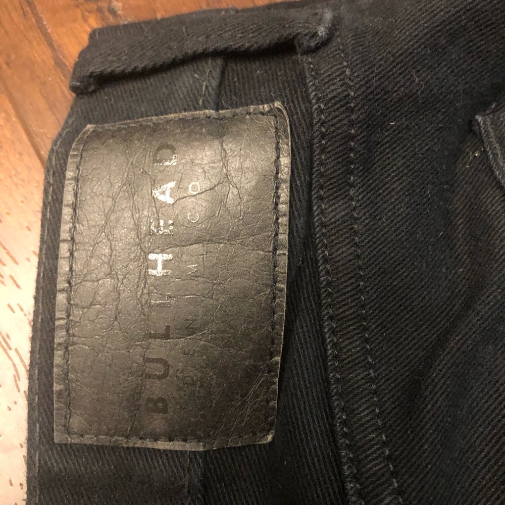 Black Detressed Bullhead Jeans Demim Co.